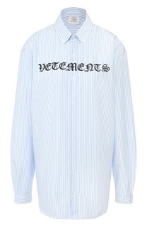 Хлопковая рубашка Vetements