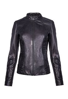 Куртка из натуральной кожи La Reine Blanche