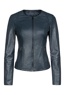 Куртка из натуральной кожи La Reine Blanche
