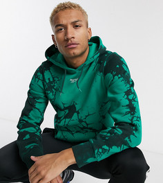 Худи зеленого цвета с принтом тай-дай Reebok classics эксклюзивно для asos-Зеленый