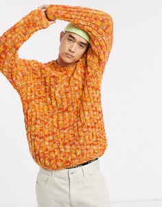 Разноцветный джемпер с овальным вырезом ASOS DESIGN-Мульти
