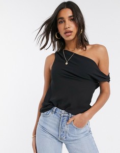 Топ на бретелях ASOS DESIGN-Черный