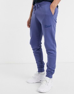 Джоггеры скинни с вышивкой ASOS DESIGN-Синий