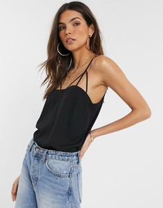 Топ на бретелях ASOS DESIGN-Черный