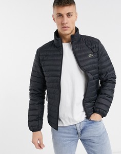 Куртка с логотипом Lacoste-Черный