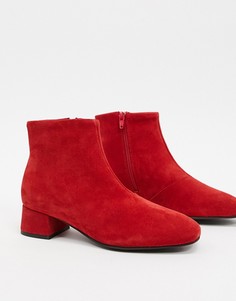 Кожаные ботинки Vero Moda-Красный