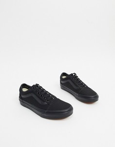 Черные кроссовки Vans Old Skool-Черный