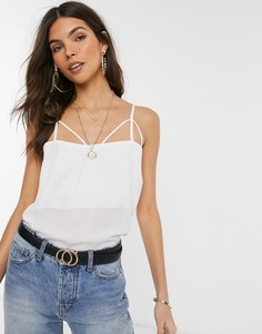 Топ на бретелях ASOS DESIGN-Белый