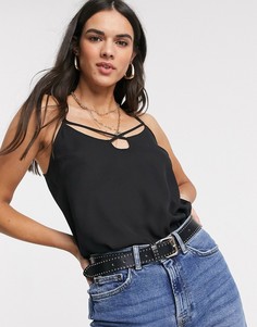Топ на бретелях с квадратным вырезом ASOS DESIGN-Белый