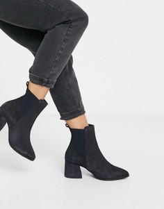 Замшевые ботинки в ковбойском стиле Vero Moda-Темно-синий