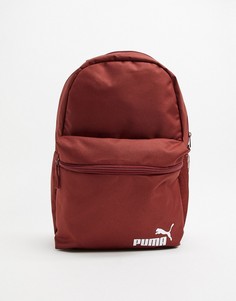 Бордовый рюкзак с небольшим логотипом Puma Phase-Красный