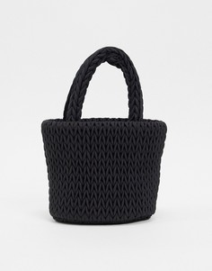 Черная миниатюрная сумка Weekday-Черный
