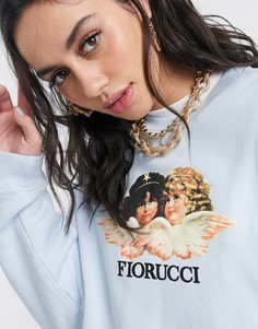 Голубой свитшот Fiorucci-Синий