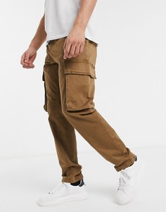 Узкие брюки карго French Connection-Коричневый