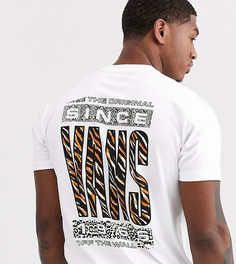 Белая футболка со звериным принтом Vans эксклюзивно для ASOS-Белый
