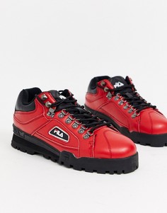 Походные кроссовки Fila-Красный