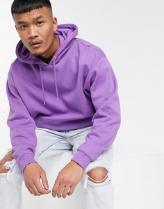 Oversize-худи фиолетового цвета ASOS DESIGN-Фиолетовый