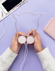 Розово-золотистые наушники Skinnydip Kitty-Мульти