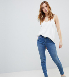Свободный двухслойный топ ASOS DESIGN Petite-Белый