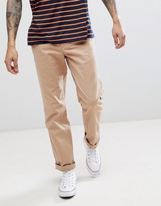 Светло-бежевые зауженные эластичные чиносы Jack Wills Tamar-Светло-коричневый