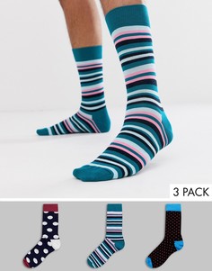 Набор из 3 пар носков HS by Happy Socks-Мульти