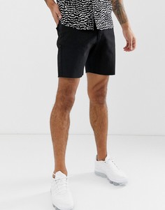 Джинсовые шорты с необработанными краями D-Struct-Черный