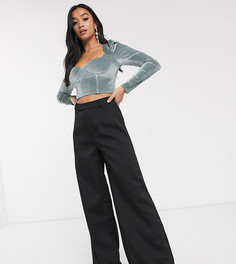 Широкие брюки Missguided petite-Черный