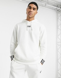 Белый худи с логотипом adidas Originals