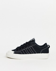 Черные кроссовки adidas Originals Nizza-Черный