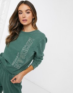 Свитшот для дома ASOS DESIGN-Зеленый