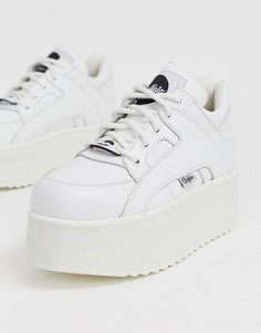 Белые массивные кроссовки на платформе Buffalo-Белый