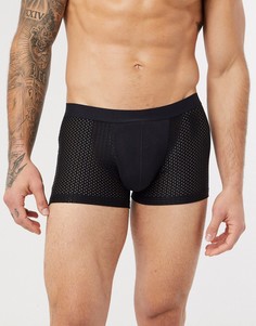 Черные сетчатые боксеры-брифы ASOS DESIGN-Черный
