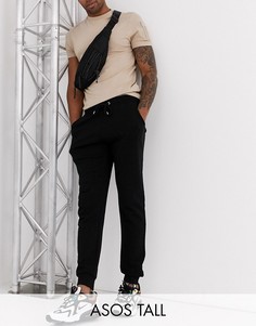 Черные суженные книзу джоггеры ASOS DESIGN Tall-Черный