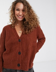 Короткий кардиган Brave Soul-Коричневый