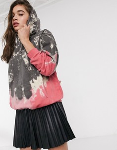 Oversize-худи с принтом тай-дай New Girl Order-Мульти