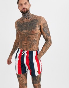 Шорты для плавания в разноцветную полоску ellesse Comnago-Мульти