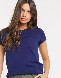 Темно-синяя футболка Brave Soul-Темно-синий