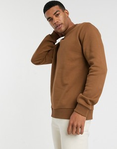 Коричневый свитшот ASOS DESIGN