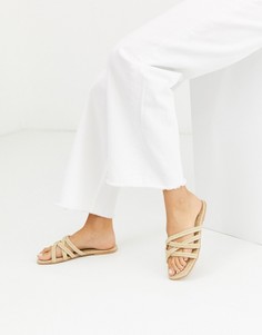 Босоножки-эспадрильи ASOS DESIGN-Бежевый