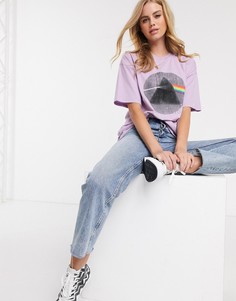 Свободная футболка с принтом Pink Floyd ASOS DESIGN-Розовый
