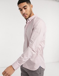 Белая рубашка с принтом Burton Menswear-Белый