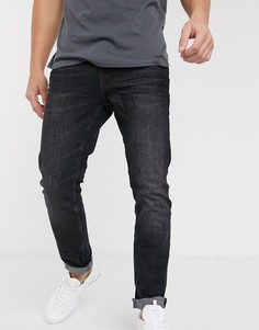 Темно-синие узкие джинсы Tom Tailor-Синий