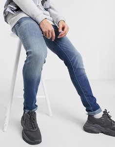 Синие супероблегающие джинсы True Religion-Синий