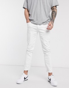 Белые узкие джинсы River Island-Белый