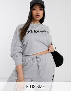 Серый свитшот от комплекта Missguided Plus