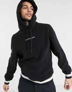 Худи черного цвета Calvin Klein Jeans-Черный