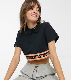 Короткая черная футболка New Balance Utility Pack эксклюзивно на ASOS-Черный