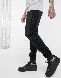 Черные джоггеры с логотипом River Island-Черный