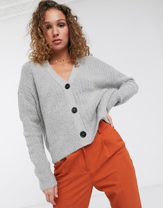 Короткий кардиган Brave Soul-Серый