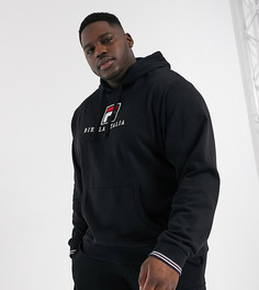 Черный худи с логотипом Fila Plus эксклюзивно для ASOS